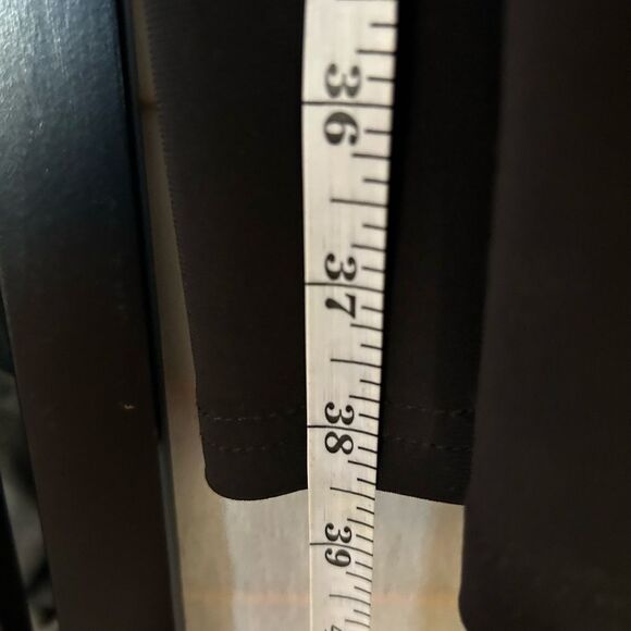 R&M Richards Knee-Length Dress w Sequined Sheer Draped Asymmetrical  Poncho 14W - Picture 6 of 11